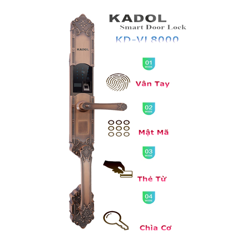 Khóa cửa vân tay Kadol VL-8000